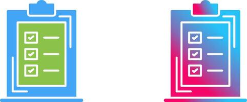 Checklist Icon Design vector