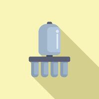 Flat design water dispenser illustration vector