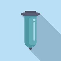 Flat design illustration of a syringe vector