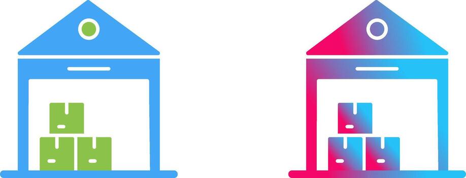 Warehouse Icon Design vector