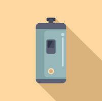 Flat design vintage handheld gaming console illustration vector