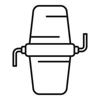 illustration of a water cooler dispenser vector