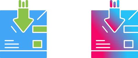 Return Icon Design vector