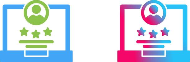 Rating Icon Design vector