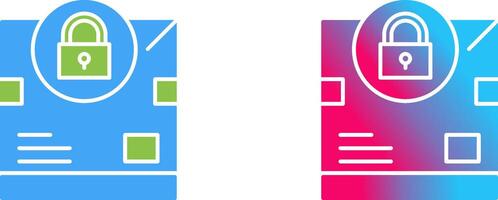Delivery Box Icon Design vector