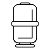 Line art illustration of a water dispenser vector