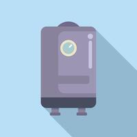 Flat design home water heater illustration vector