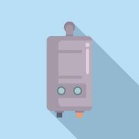 Minimalist illustration of a gas boiler vector