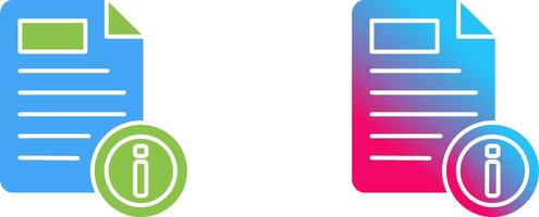 Document Icon Design vector
