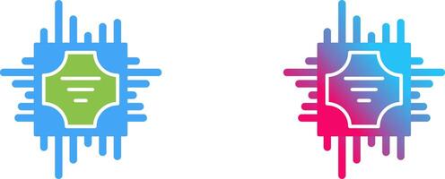 Cpu Icon Design vector