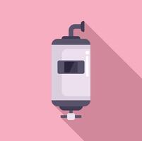 illustration of a domestic water heater vector