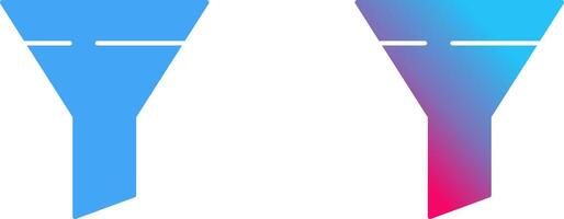 Filter Icon Design vector