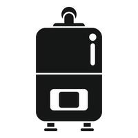 Black and white icon of a kitchen blender vector