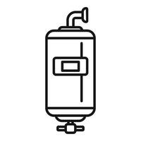 illustration of a water heater vector