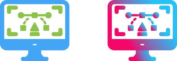 Desktop Icon Design vector