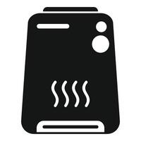 Space heater icon illustration vector