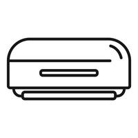 moderno minimalista un pan tostadora línea icono vector