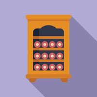 Vintage wooden abacus on purple background vector