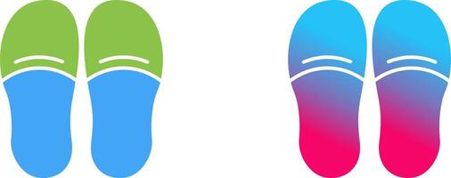 Slippers Icon Design vector