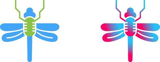 Dragonfly Icon Design vector