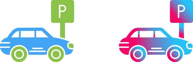 Parking Icon Design vector