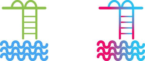 Swiming pool Icon Design vector