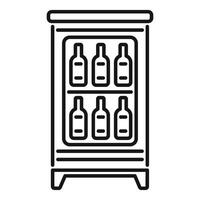 Wine cooler icon illustration vector