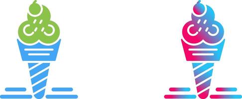 Ice Cream Icon Design vector