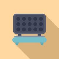 Flat design illustration of retro radio vector