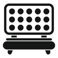 Vintage dot matrix display icon vector