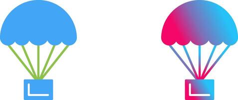 Parachute Icon Design vector
