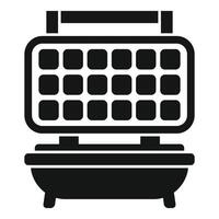 illustration of a waffle maker icon vector