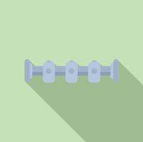 Cartoon dumbbells on pastel background vector