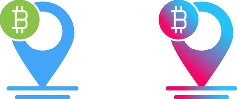 Bitcoin Placeholder Icon Design vector