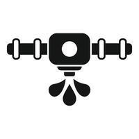 Satellite icon with signal waves illustration vector