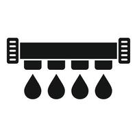 icon of a drip irrigation system vector