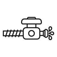 illustration of water sprinkler icon vector