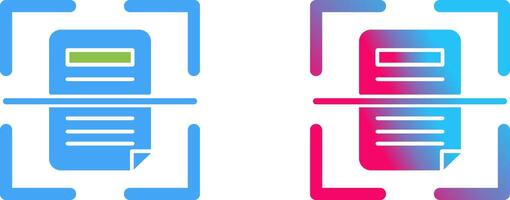 Scan Icon Design vector