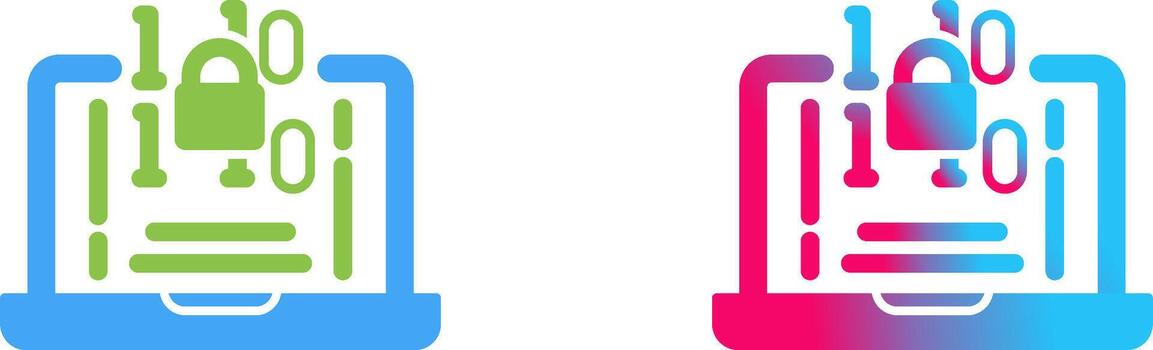 Encryption Icon Design vector