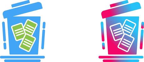 Delete Icon Design vector