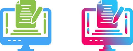 Note Icon Design vector