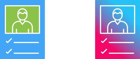 Ballot Icon Design vector
