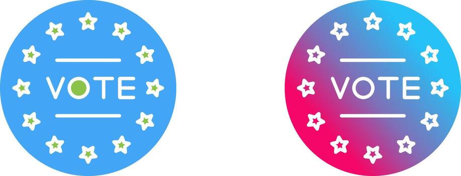 diseño de icono de voto vector