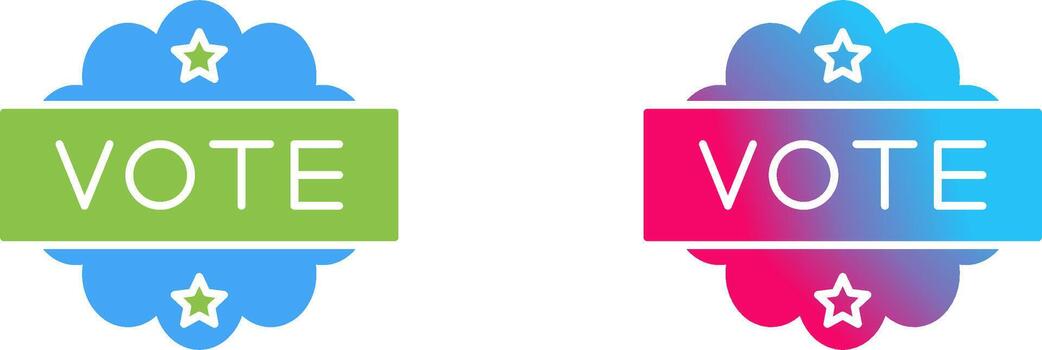 diseño de icono de voto vector