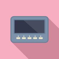 Vintage handheld game console illustration vector