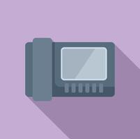 Retro television icon on purple background vector