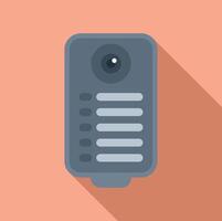 Modern flat design intercom icon vector