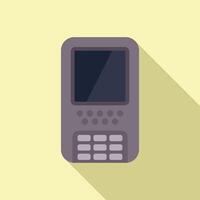 Vintage electronic handheld device illustration vector