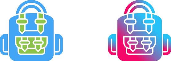 Backpack Icon Design vector