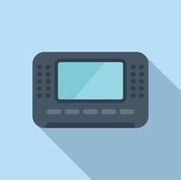 Flat design illustration of retro tv vector